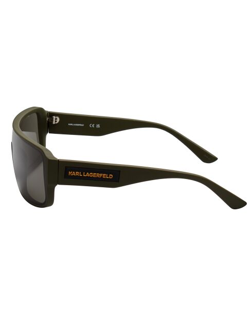 KL6129S Moderne rechteckige Sonnenbrille Khakigrün