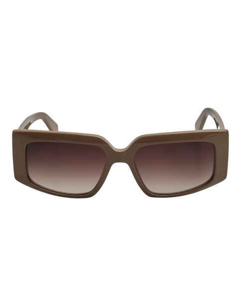 Lunettes de soleil rectangulaires en acétate LJ791S sable