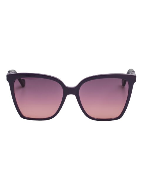 LJ773S lila rechteckige Sonnenbrille