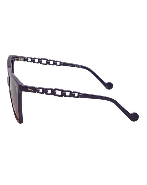LJ773S lila rechteckige Sonnenbrille