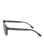 L952SRG zwarte ronde zonnebril