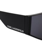 KL6209S zwarte zonnebril met acetaatmasker