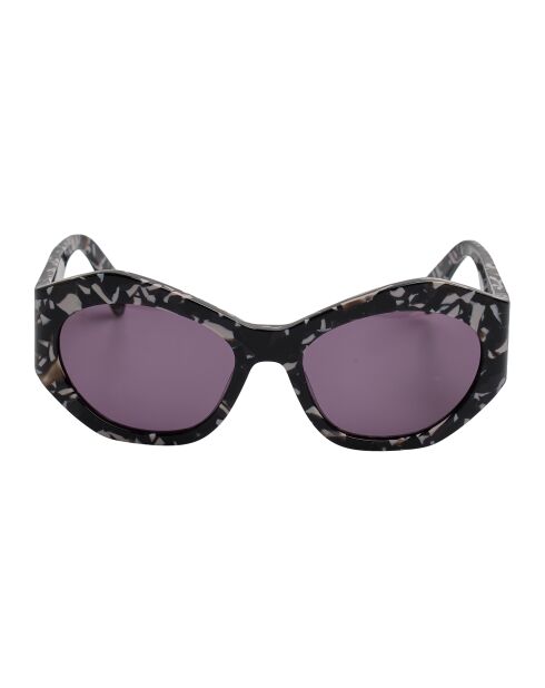 Lunettes de soleil œil de chat en acétate LJ786S motifs noirs