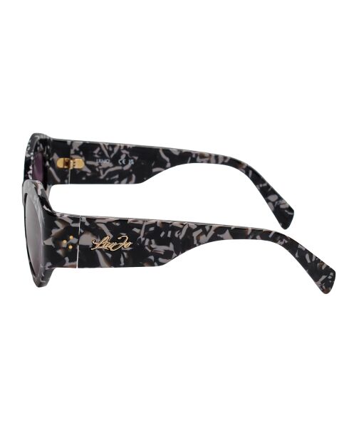 Lunettes de soleil œil de chat en acétate LJ786S motifs noirs