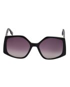 KL6208S schwarze moderne quadratische Sonnenbrille