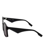 KL6208S schwarze moderne quadratische Sonnenbrille