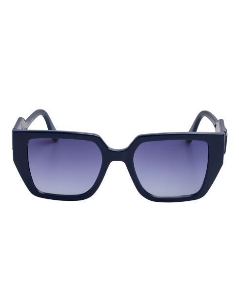 KL6098S blaue rechteckige Acetat-Sonnenbrille