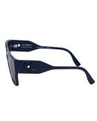 KL6098S blaue rechteckige Acetat-Sonnenbrille