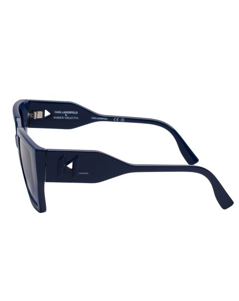 KL6098S blaue rechteckige Acetat-Sonnenbrille
