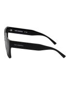 KL6181S N schwarze breite geometrische Sonnenbrille