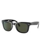 RB410560150 Zwarte klassieke opvouwbare Wayfarer-zonnebril