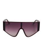 KL6209S zonnebril met bordo-acetaatmasker