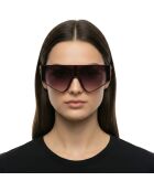 KL6209S zonnebril met bordo-acetaatmasker