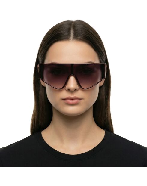 KL6209S zonnebril met bordo-acetaatmasker