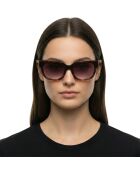 KL6161S Turtle moderne rechteckige Sonnenbrille aus Azetat