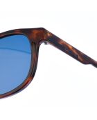 L968S bruine ovale zonnebril