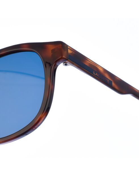 L968S bruine ovale zonnebril