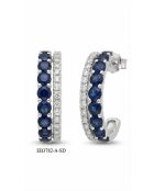 Lyas oorbellen D0.095/28 S0.44/16 witgoud