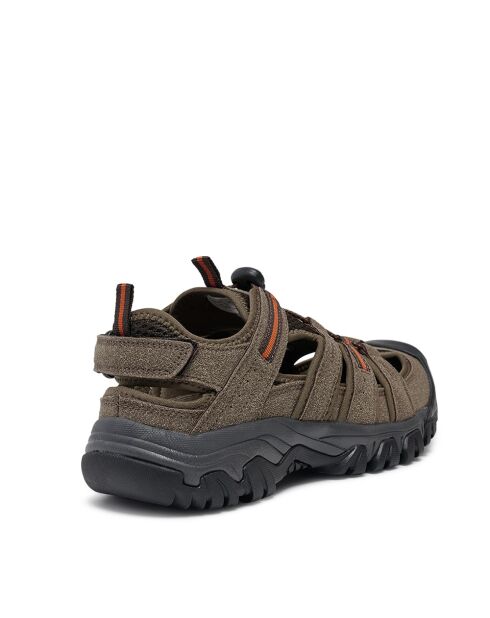 Sandalias de senderismo para hombre - JOSHUA - Marrón