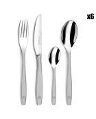 24-teiliges Besteckset Figure Sandgestrahlt