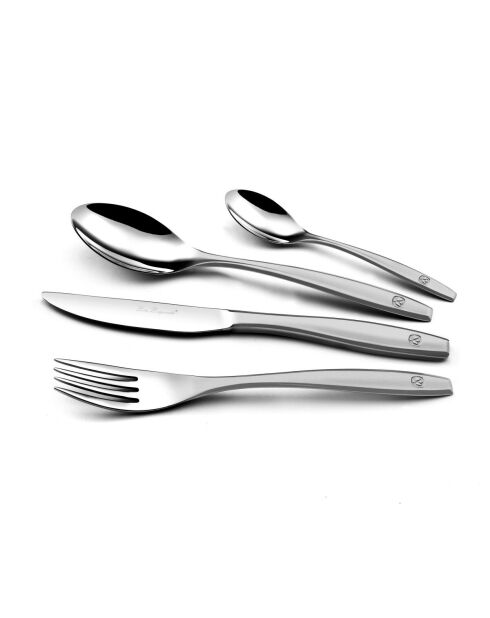 24-teiliges Besteckset Figure Sandgestrahlt