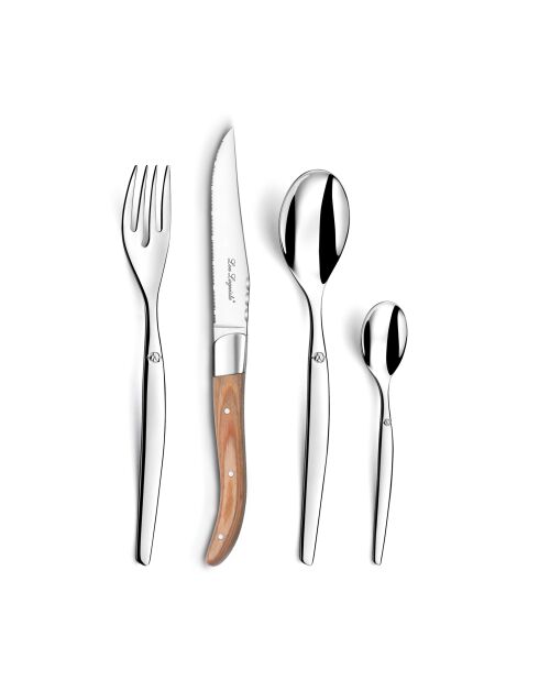 Louis Beech Jet Besteckset, 50-teilig