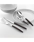 Nevada 24-teiliges Besteckset schwarz