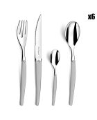 Jet Satin 24-teiliges Besteckset