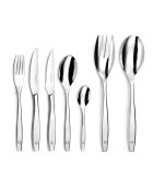Figure Besteckset aus Edelstahl, 62-teilig
