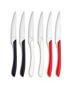 Set 6 couteaux steak Solstice multicolore