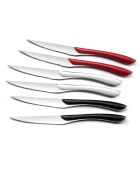 Set 6 couteaux steak Solstice multicolore