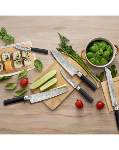 Bloc 5 couteaux de cuisine Katana
