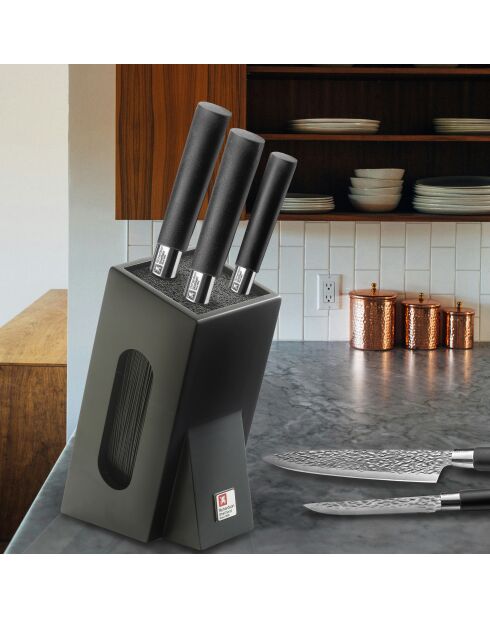 Bloc 5 couteaux de cuisine Katana