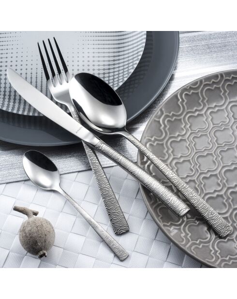 Set posate Jungle grey - 24 pezzi