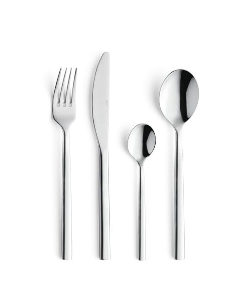 Set posate Majestic grigio - 24 pezzi