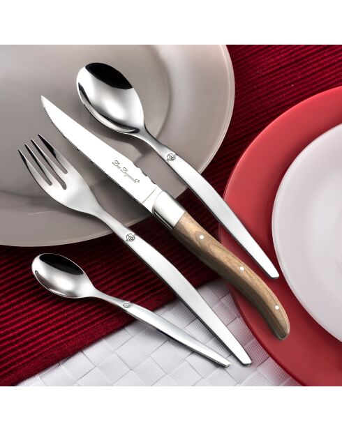 Set de cubiertos Jet Louis Beech, 24 piezas