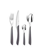 Solstice Gris - Juego de cubiertos de 24 piezas