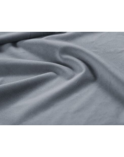 Apollo lichtblauw kofferbed met fluwelen hoofdeinde - 220x150x130cm