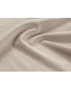 Colonel lichtbeige kofferbed met fluwelen hoofdeinde - 220x160x100cm