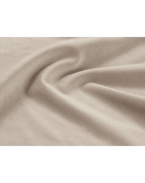 Colonel lichtbeige kofferbed met fluwelen hoofdeinde - 220x220x100cm