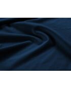 Cama tipo baúl con cabecero de terciopelo azul oscuro, 220 x 160 x 100 cm