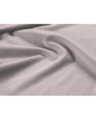 Zilverkleurig kofferbed Sorrel met fluwelen hoofdeinde - 220x180x100cm