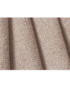 Bedkast Sorrel met hoofdbord van chenille in beige - 220x180x100cm