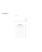 Donkergrijs kofferbed Colonel met fluwelen hoofdeinde - 220x160x100cm