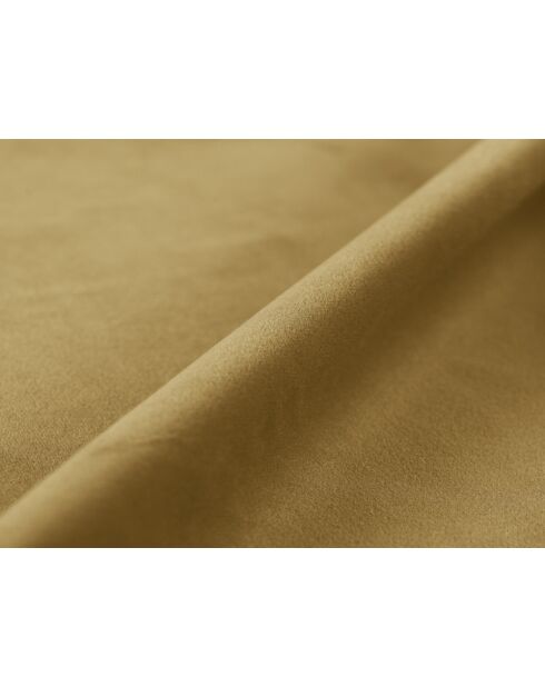 Letto a bauletto con testiera doppia in velluto Muddy Senna - 226x226x95 cm