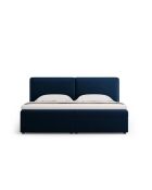 Velvet boxbed Arendal koningsblauw - 210x166x100cm