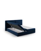 Velvet boxbed Arendal koningsblauw - 210x206x100cm