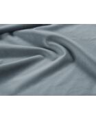 Isa Beistellbett mit Samtkopfteil für Doppelbett, 230 x 300 x 125 cm, hellblau