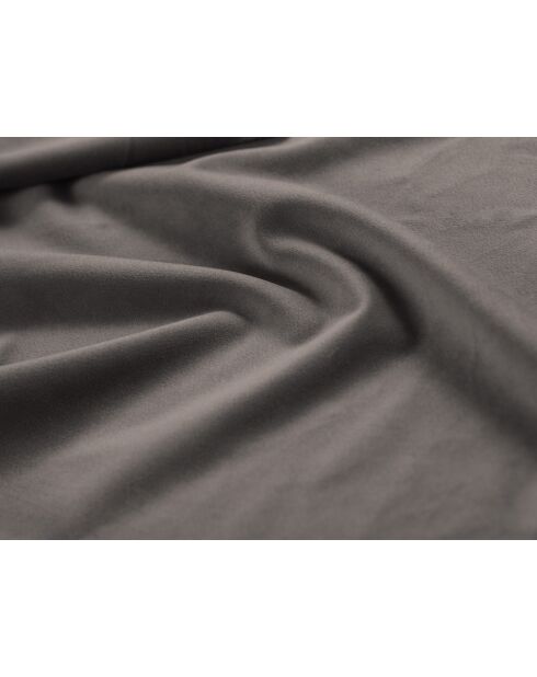Lit Coffre Avec Tête de Lit en velours Double Isa gris clair - 230x200x125cm