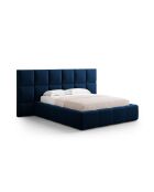 Kommode mit Samtkopfteil Double Isa königsblau - 230x200x125cm